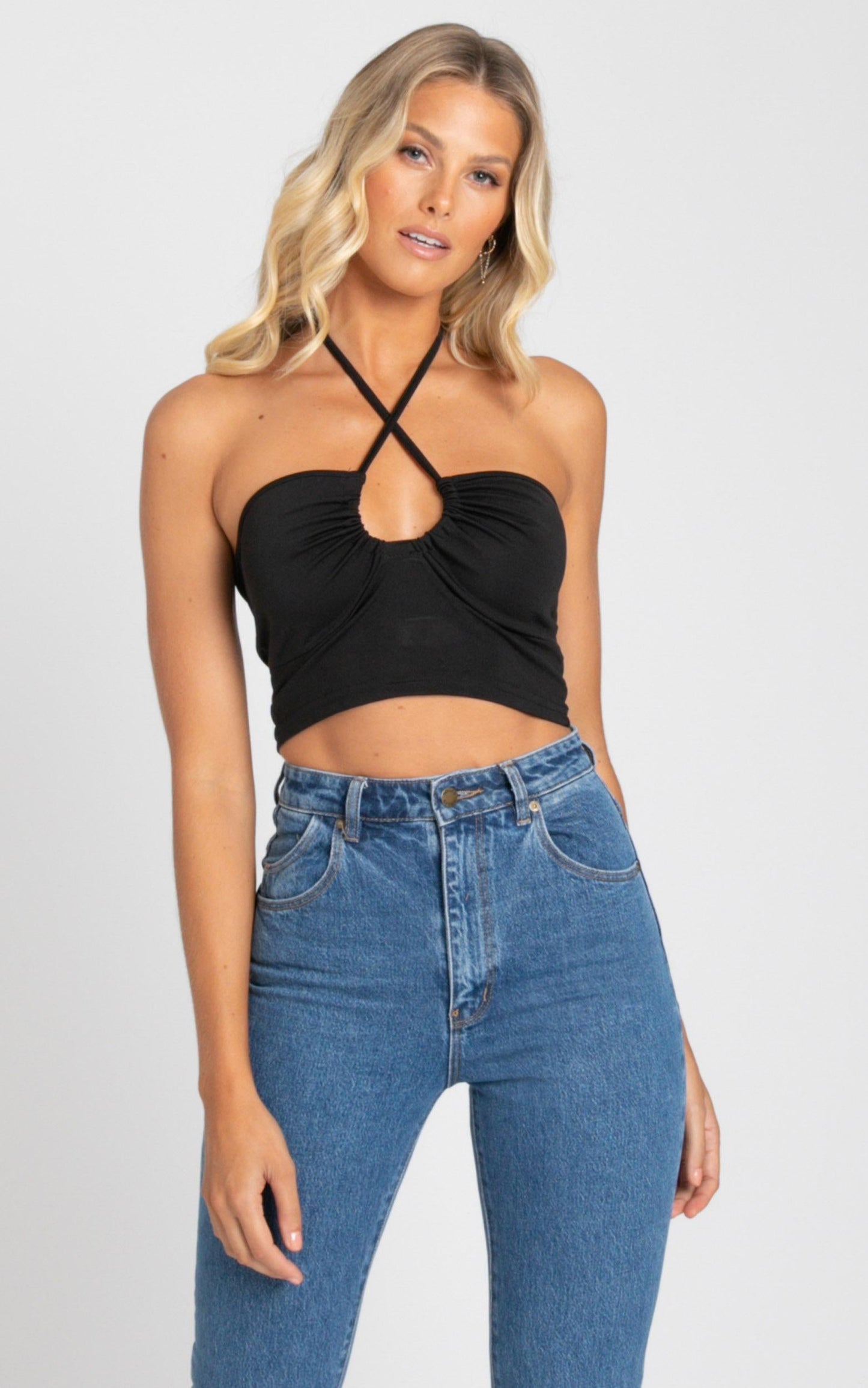 My Desire Crop Top in Black