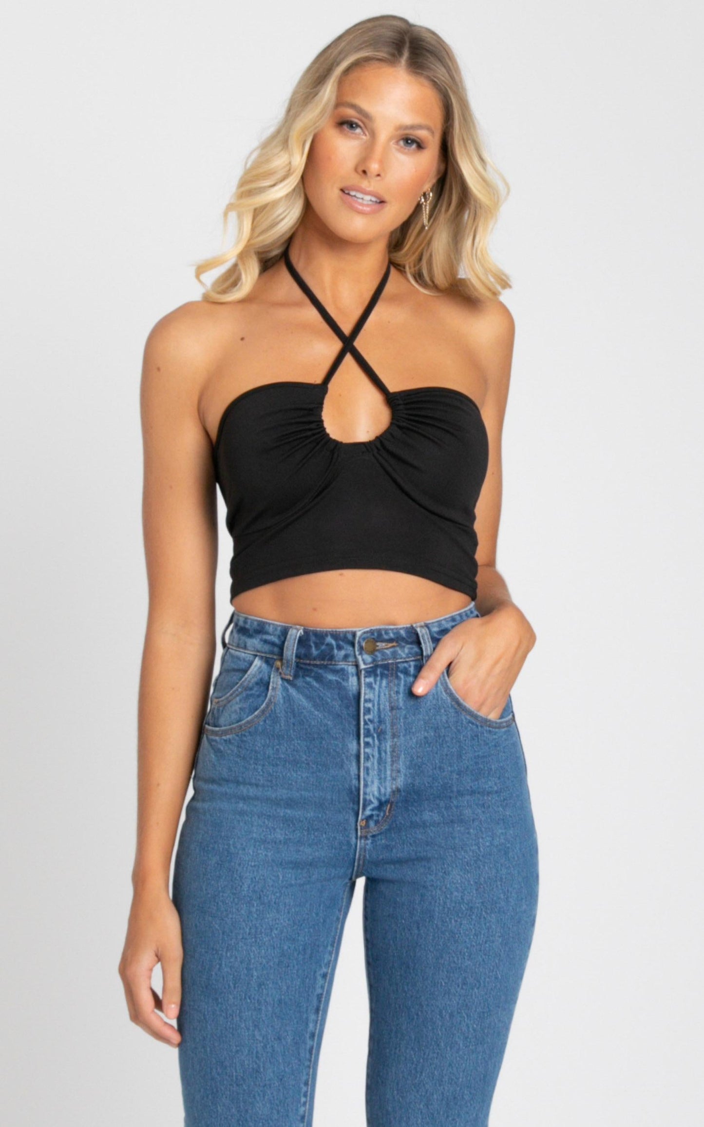 My Desire Crop Top in Black