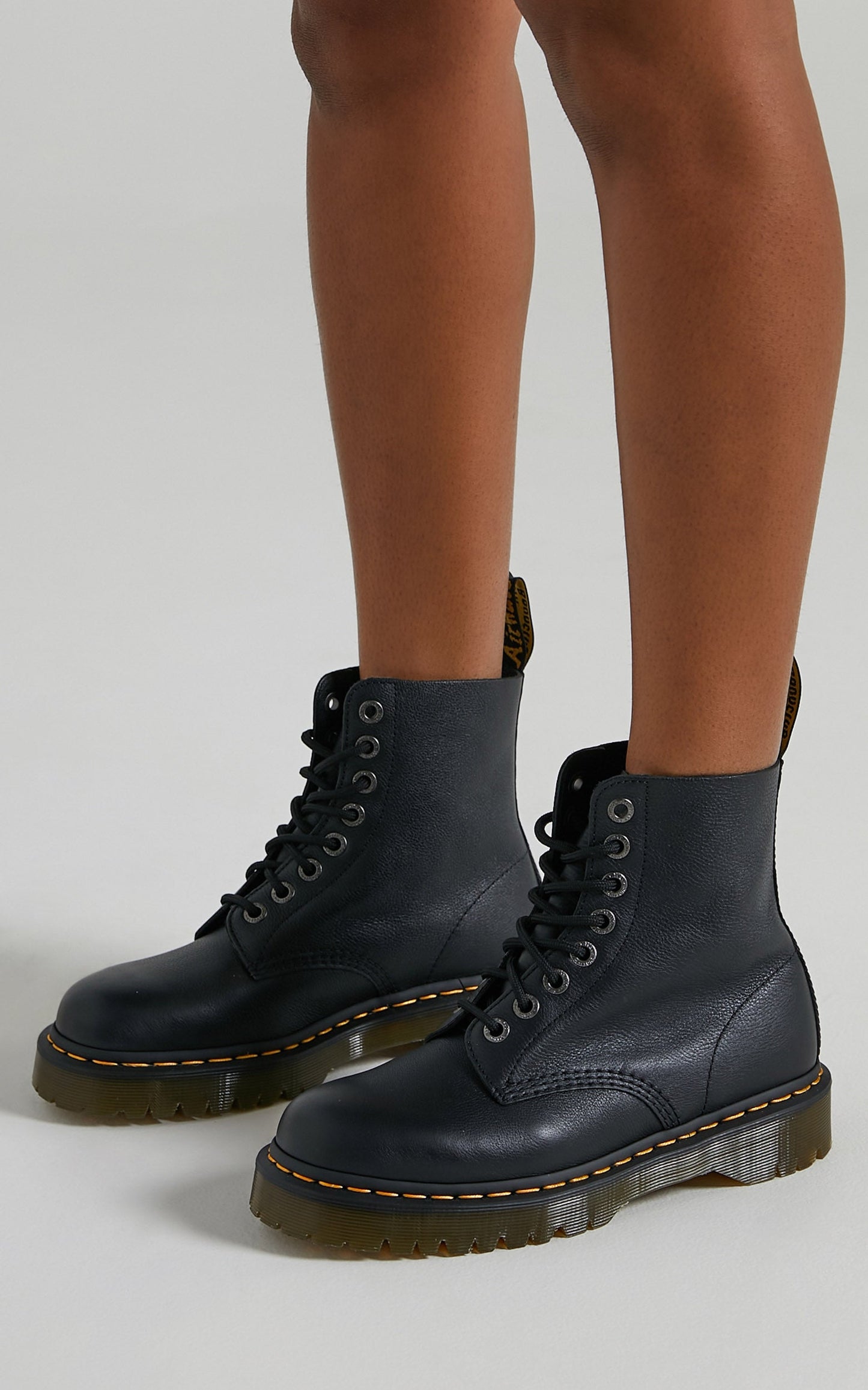 Dr. Martens - 1460 Pascal Bex 8 Eye Boots in Black Pisa