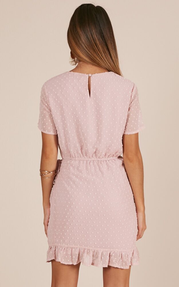 Perfect Solution Dress In Blush