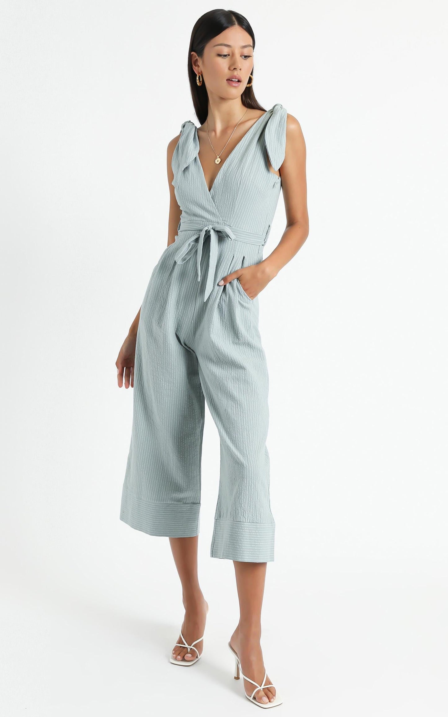 Endless Circling Jumpsuit in sage