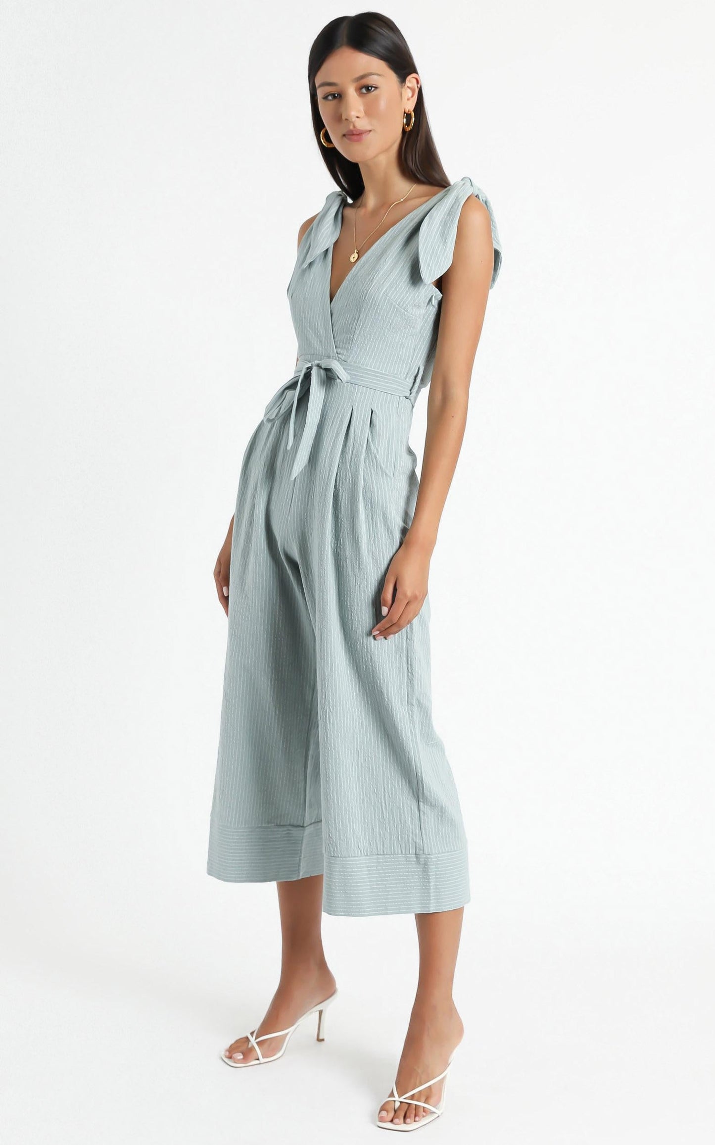 Endless Circling Jumpsuit in sage