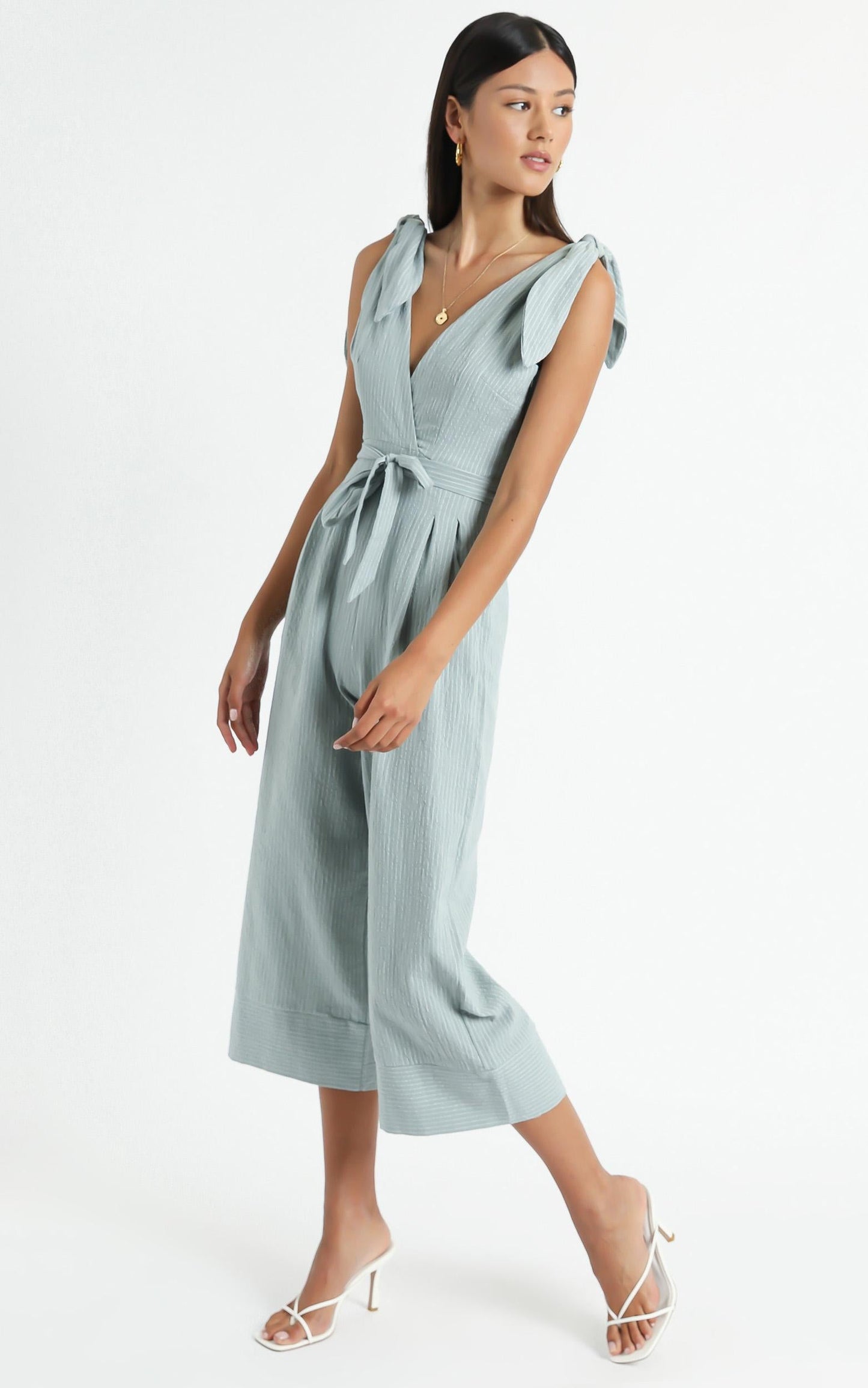 Endless Circling Jumpsuit in sage