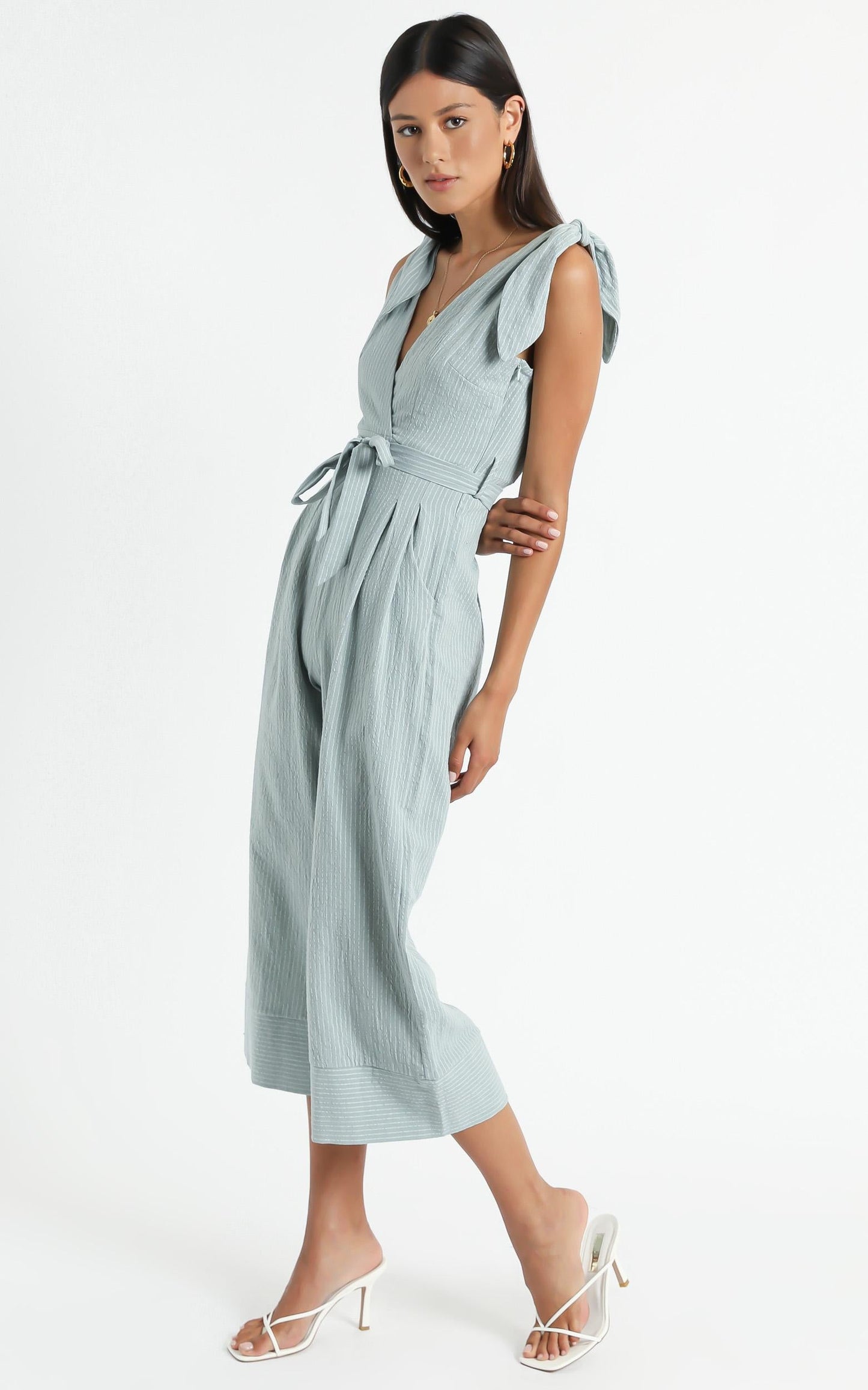Endless Circling Jumpsuit in sage