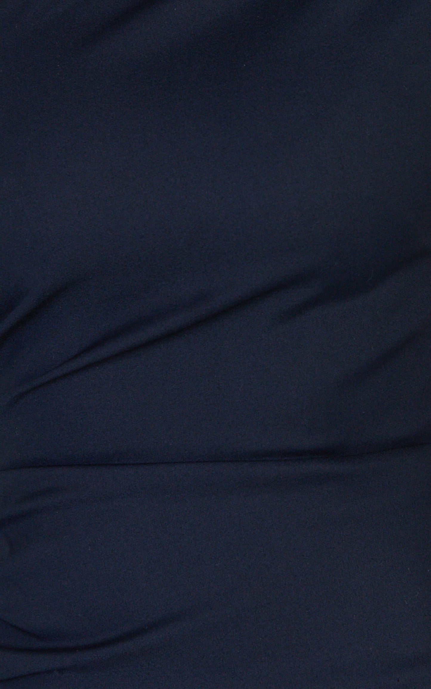 Karlie Midi Dress - One Shoulder Fitted Dress in Navy