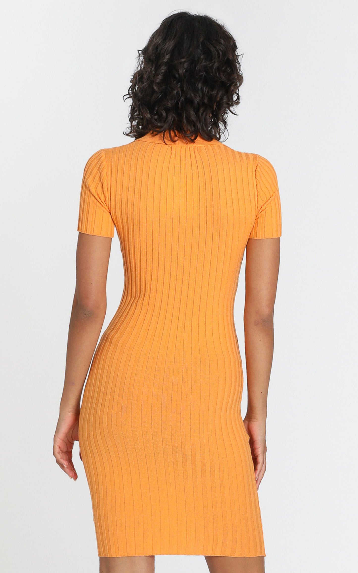 Callen Knit Dress in Mango