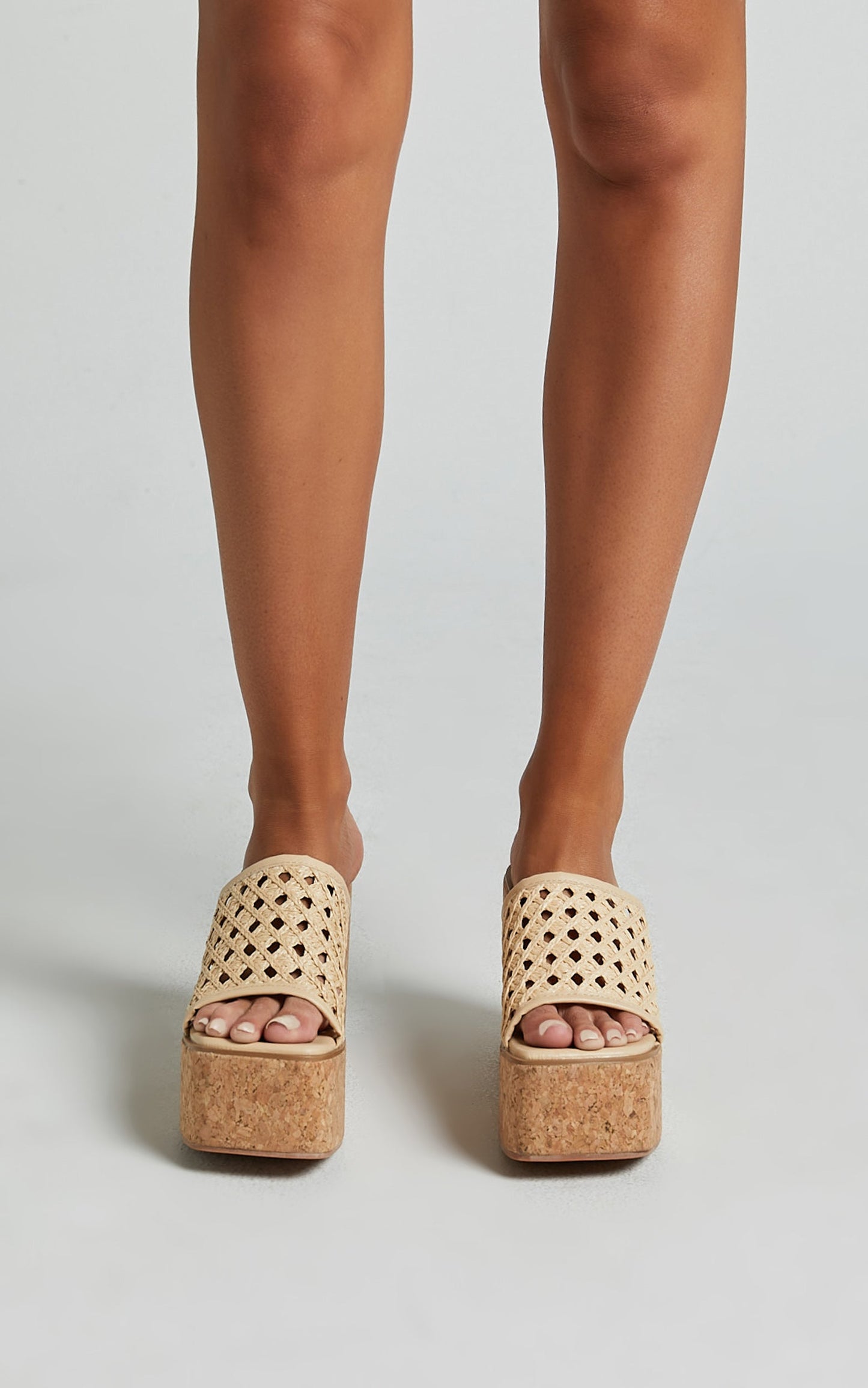 Therapy - Delirium Heels in NATURAL RAFFIA