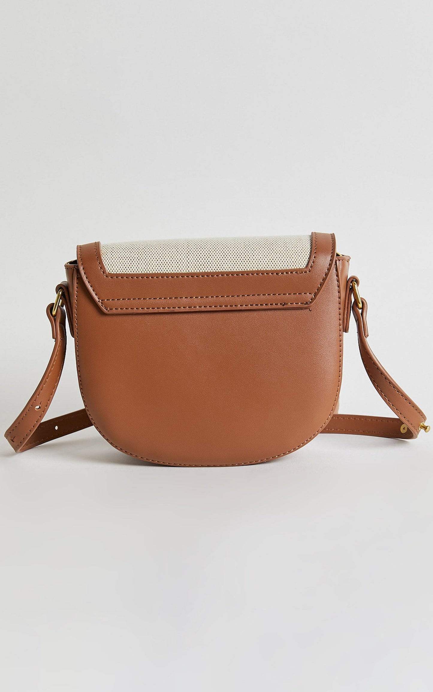 Arizona Two Tone Cross Body Bag in Tan