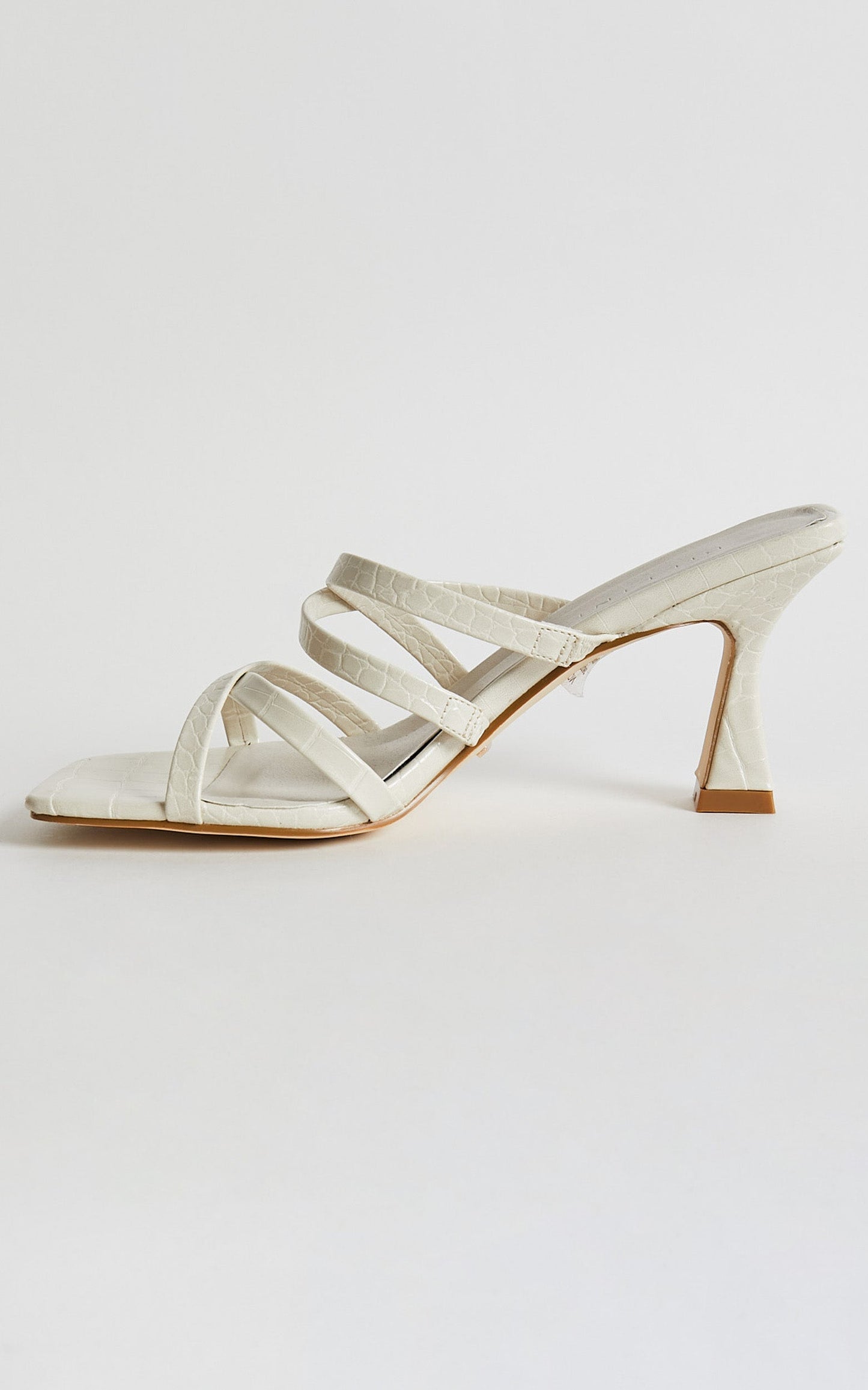 Billini - Brexton Heels in Bone Croc