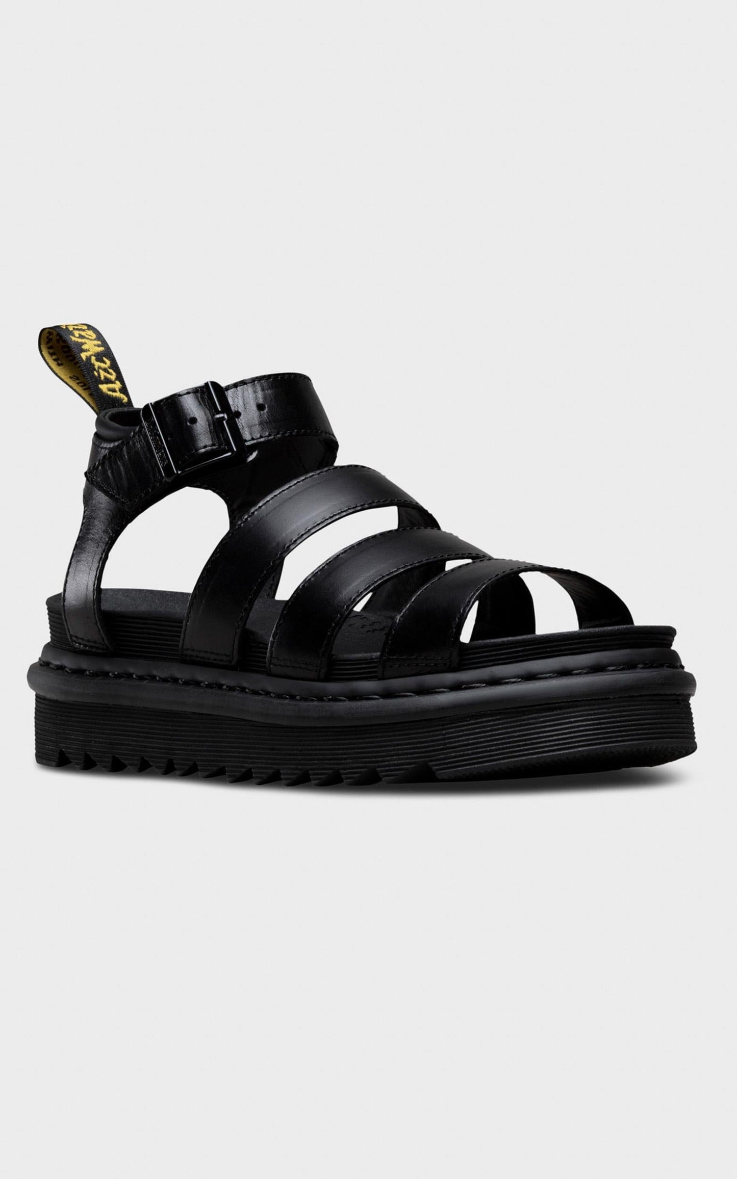 Dr. Martens - Blaire Chunky 3 Strap Sandal in Black Brando