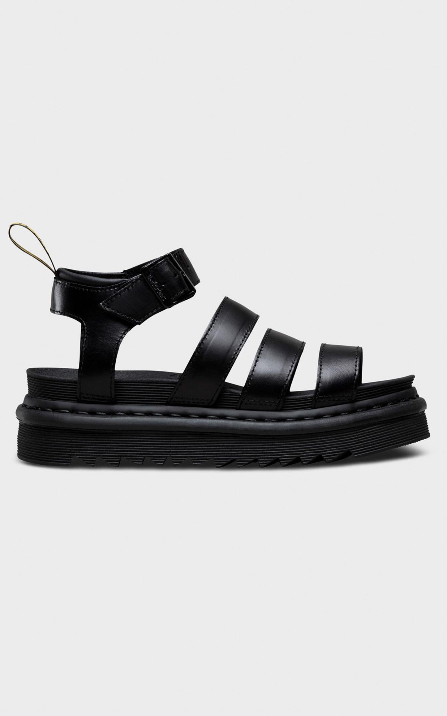 Dr. Martens - Blaire Chunky 3 Strap Sandal in Black Brando