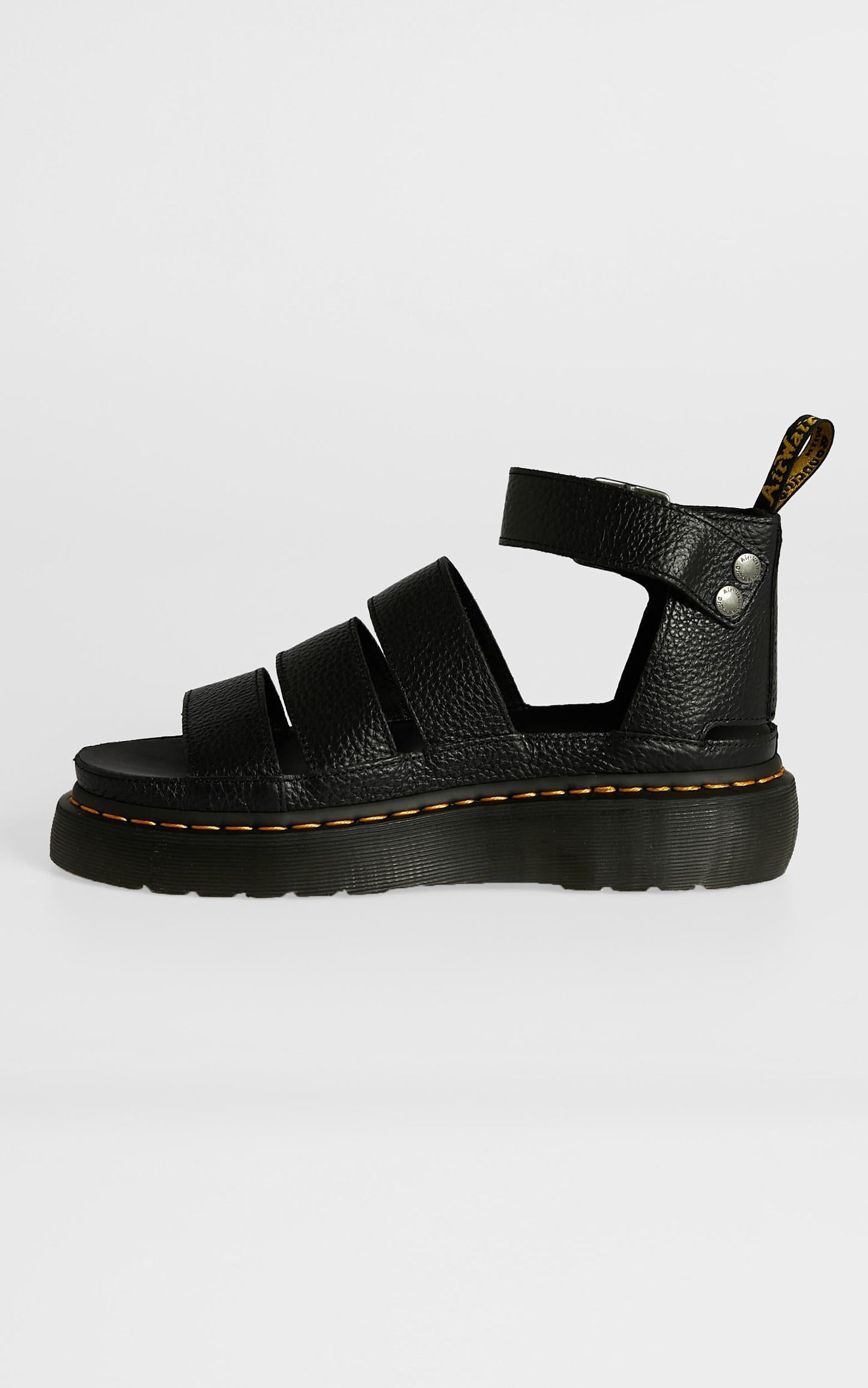 Dr. Martens - Clarissa II Quad Sandal in Black Milled Napa