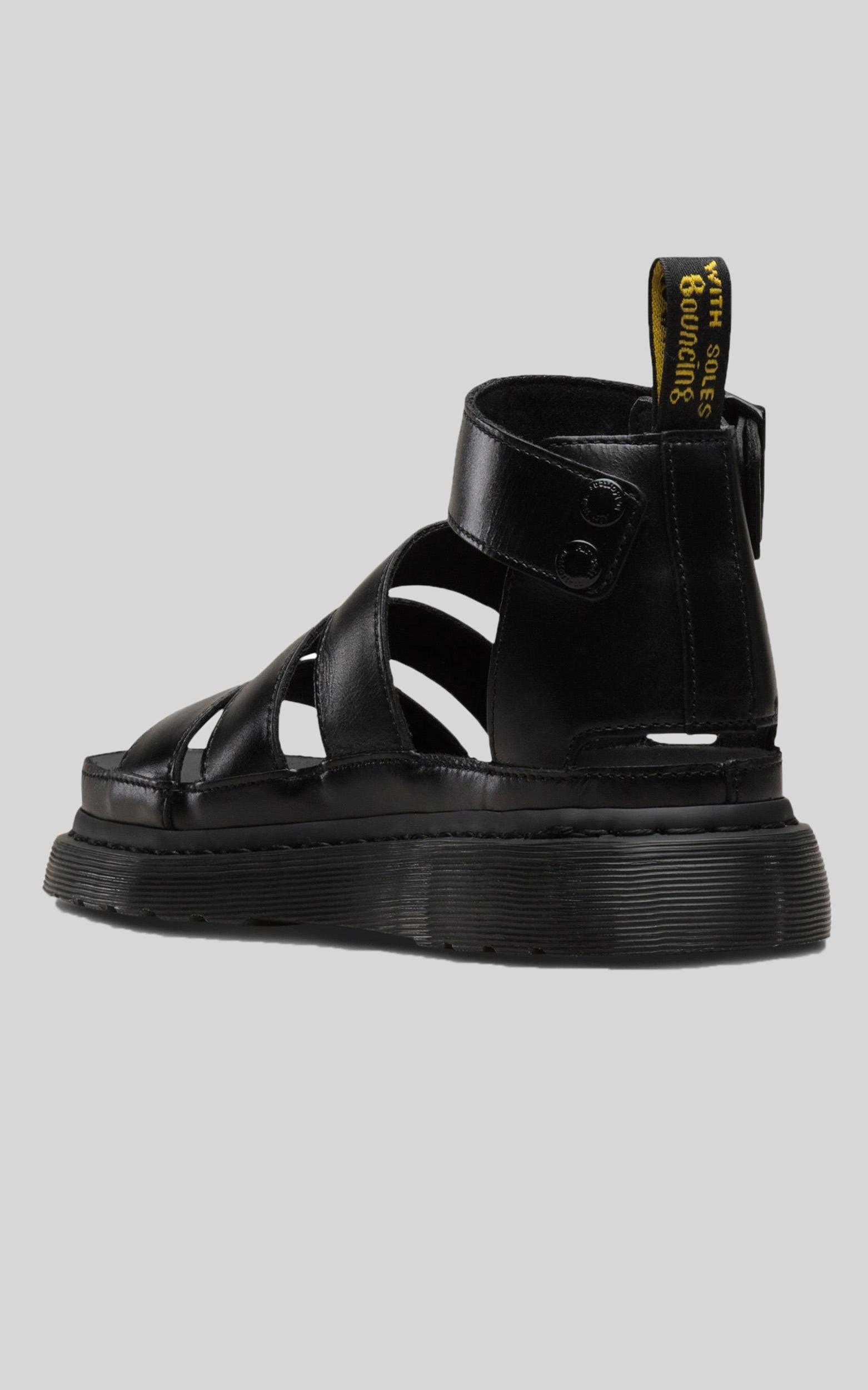 Dr. Martens - Clarissa II Chunky 3 Strap Sandal in Black Brando