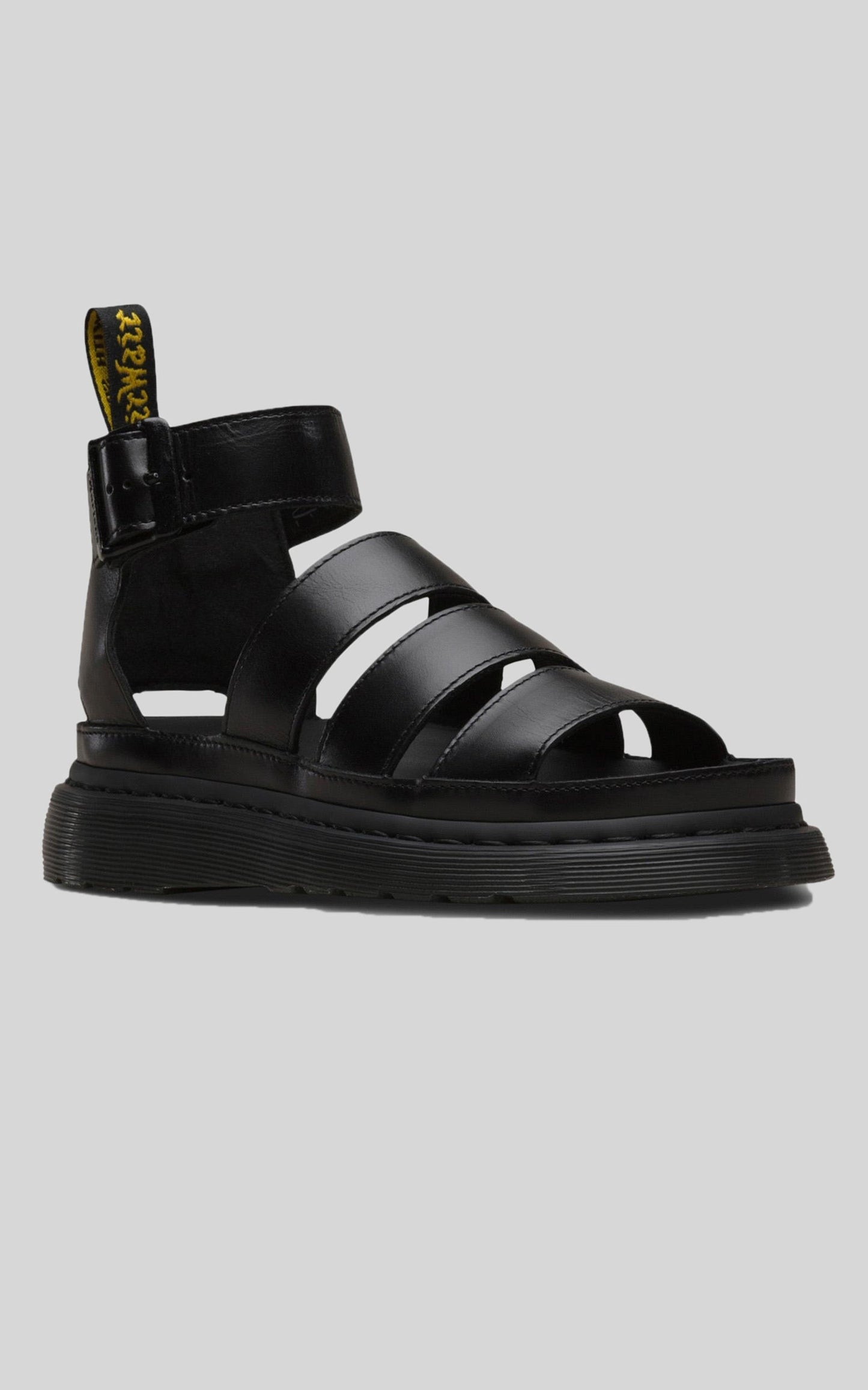Dr. Martens - Clarissa II Chunky 3 Strap Sandal in Black Brando