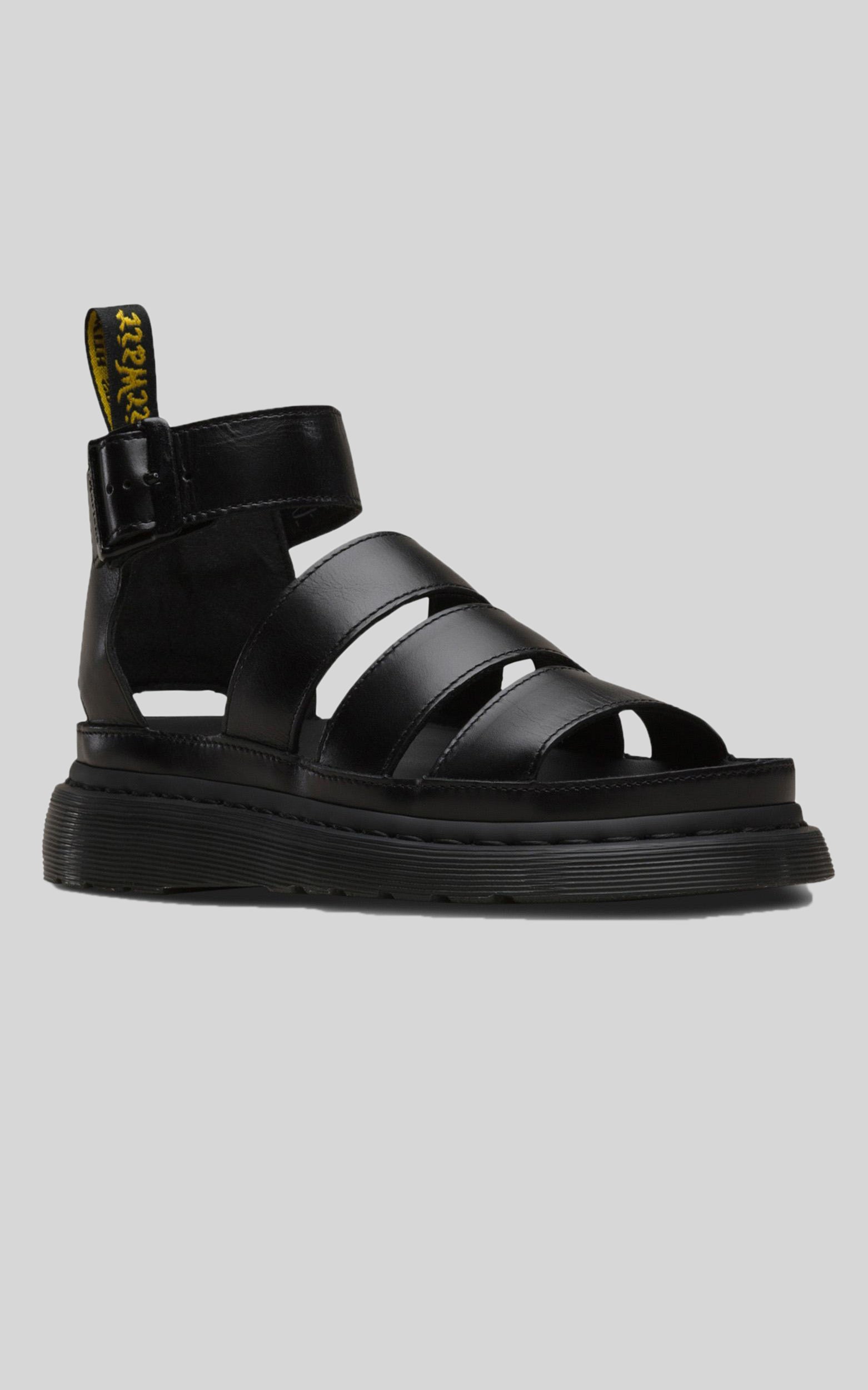Dr. Martens - Clarissa II Chunky 3 Strap Sandal in Black Brando