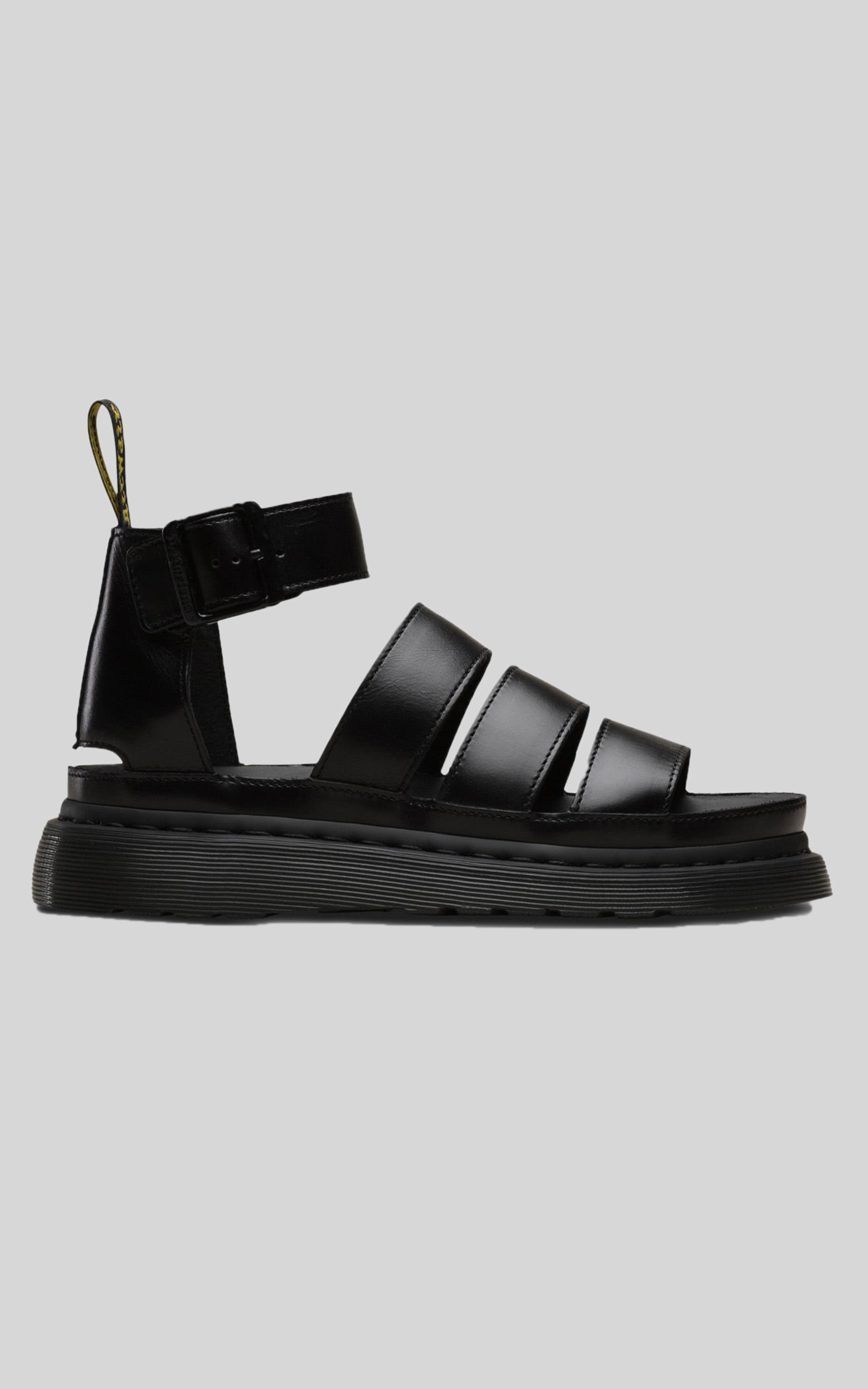 Dr. Martens - Clarissa II Chunky 3 Strap Sandal in Black Brando