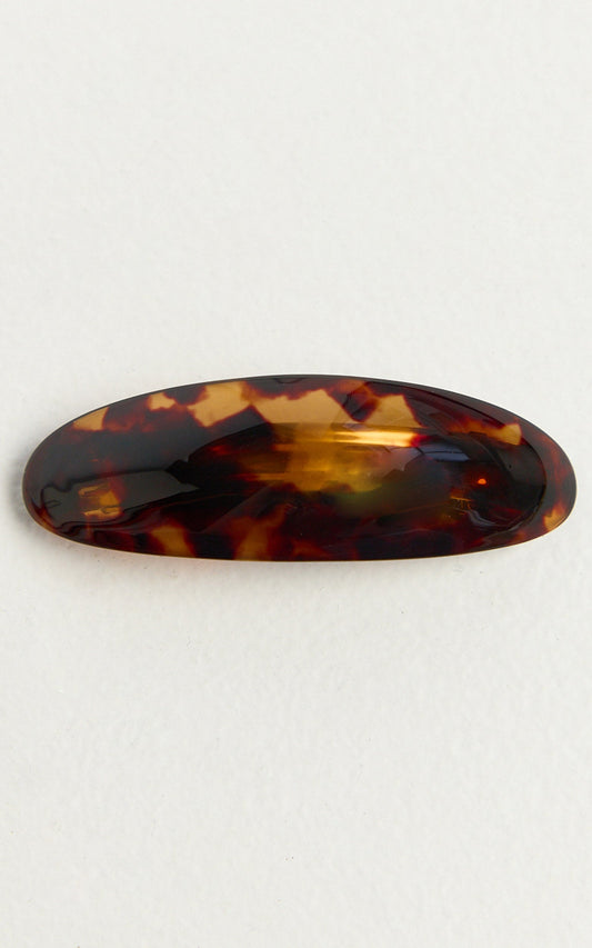 Charlize Hair Clip - Barrette Hair Clip in Tort