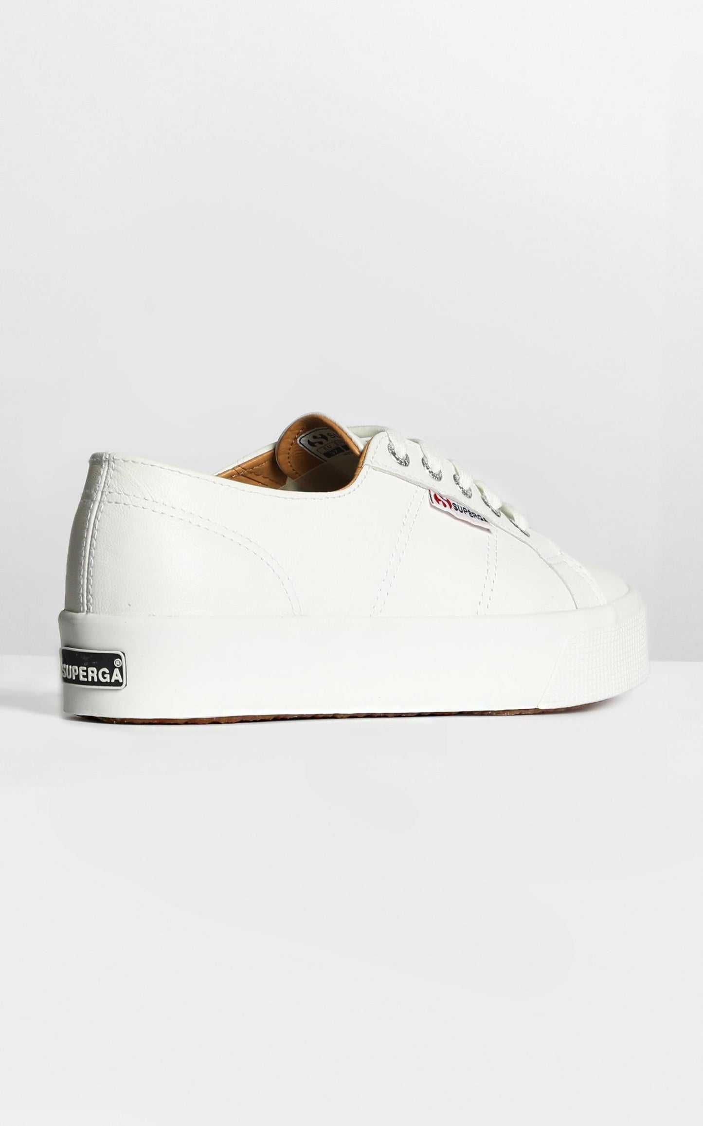 Superga - 2730 Nappaleau Sneakers in White Leather