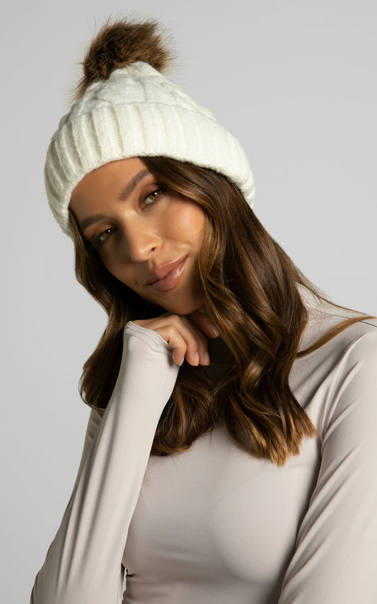 Carolle Beanie in White