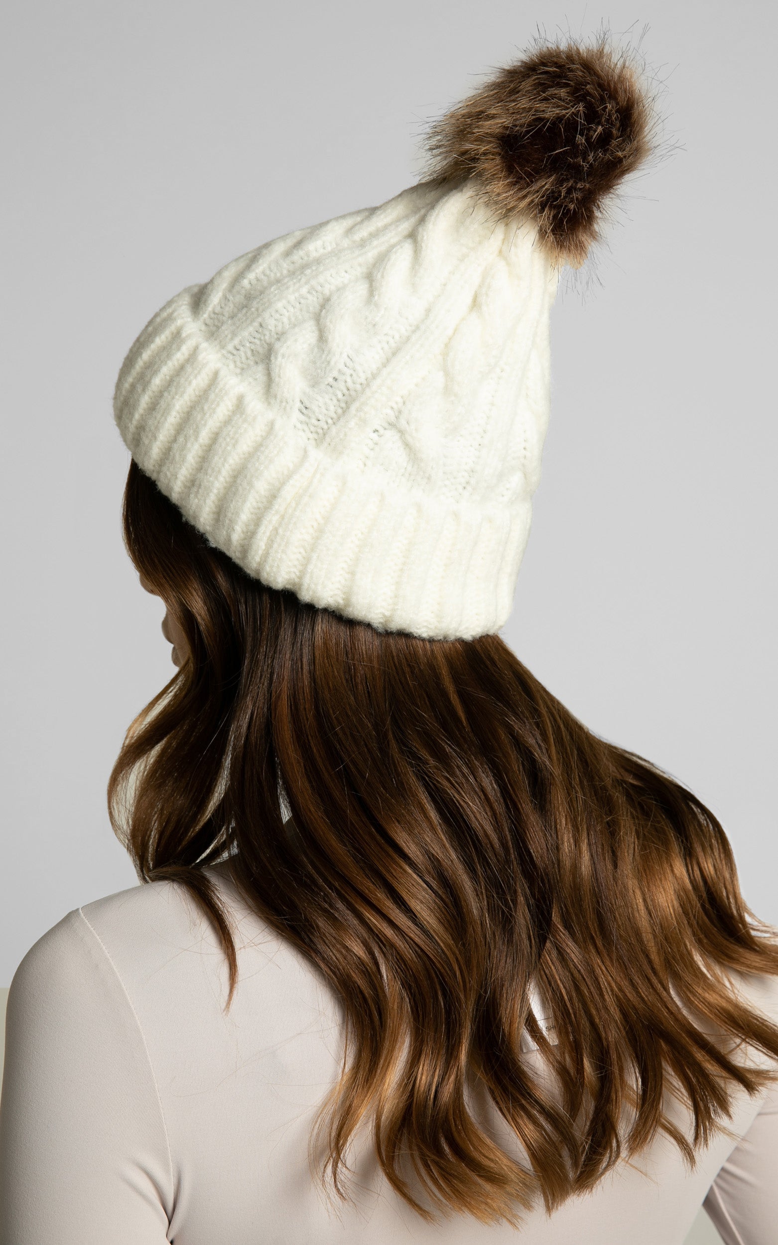 Carolle Beanie in White