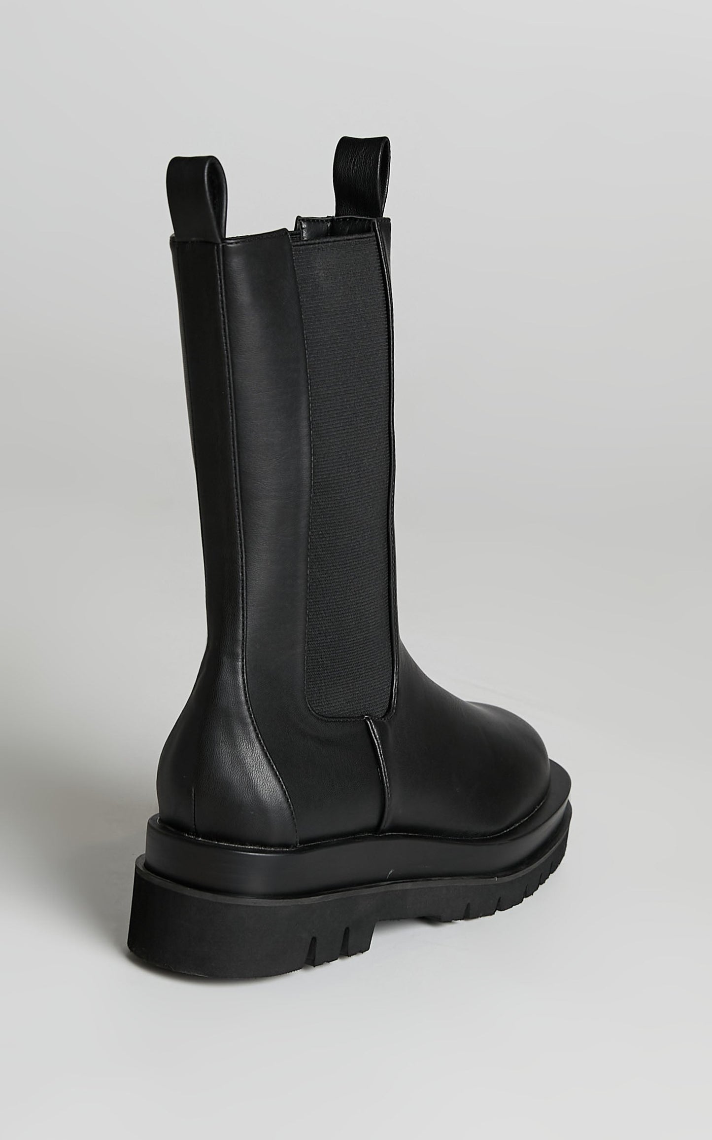 Public Desire - Dope Chunky Sole Chelsea Ankle Boots in Black