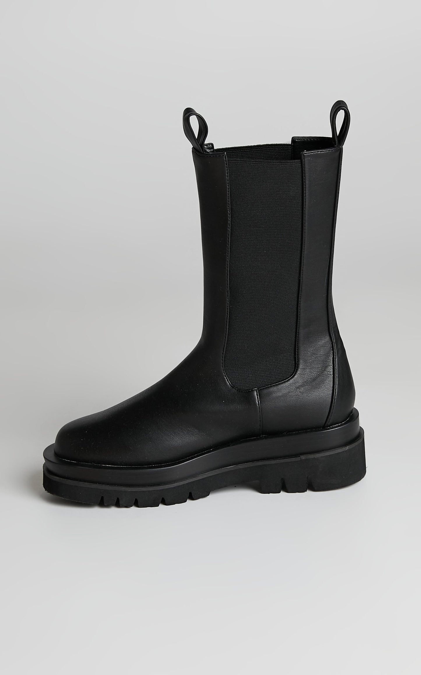 Public Desire - Dope Chunky Sole Chelsea Ankle Boots in Black