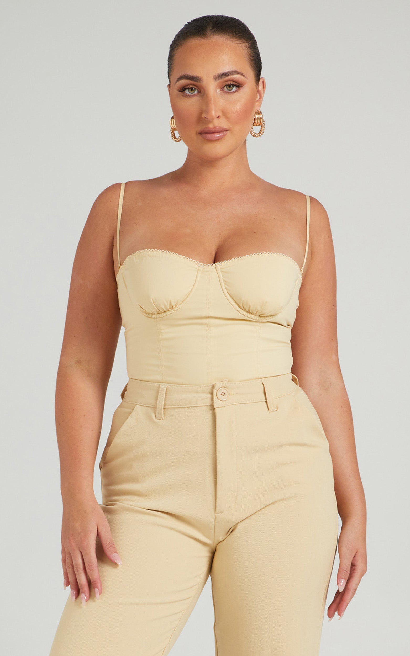 Danielle Bernstein - Underwire Corset in Taupe