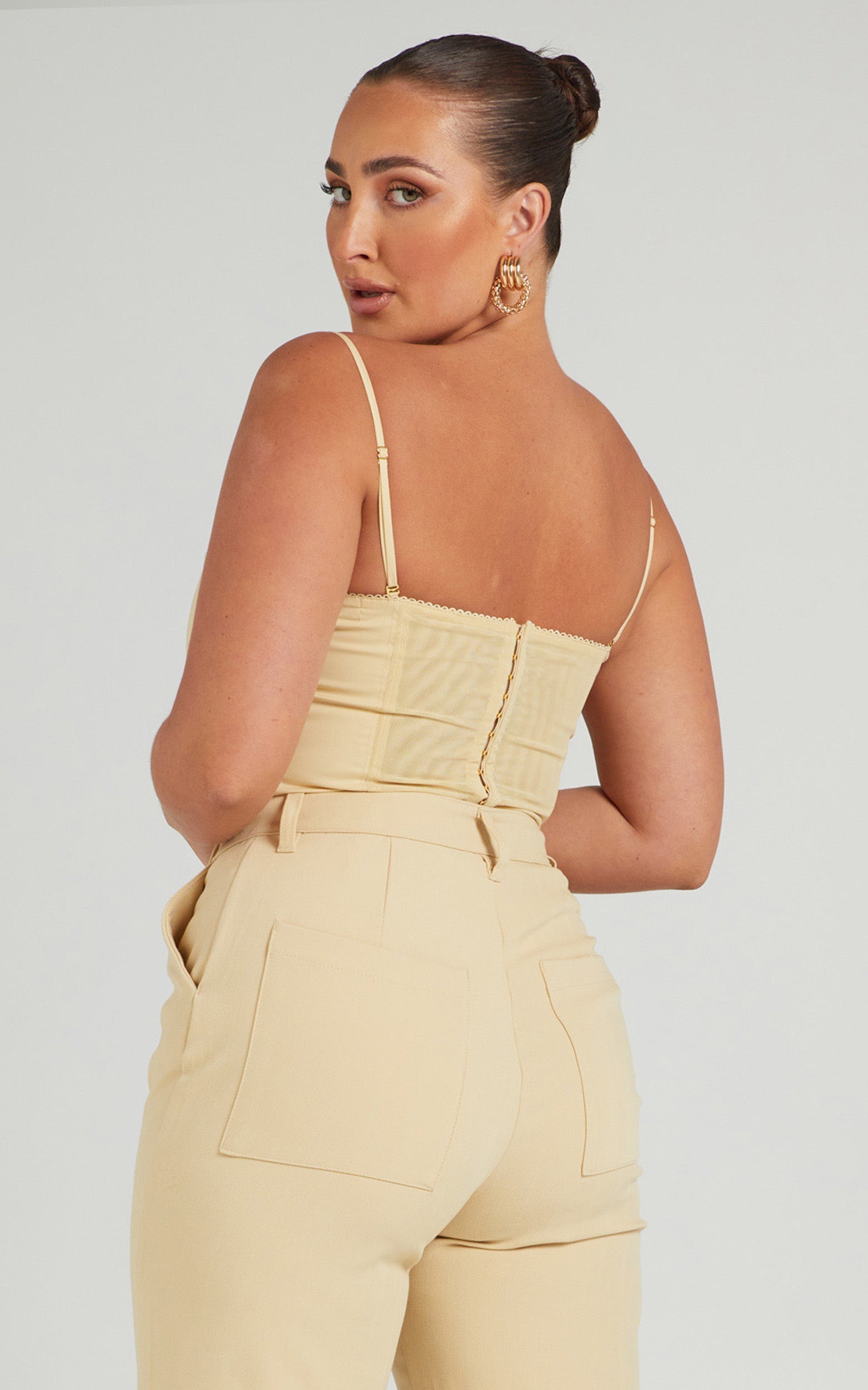 Danielle Bernstein - Underwire Corset in Taupe