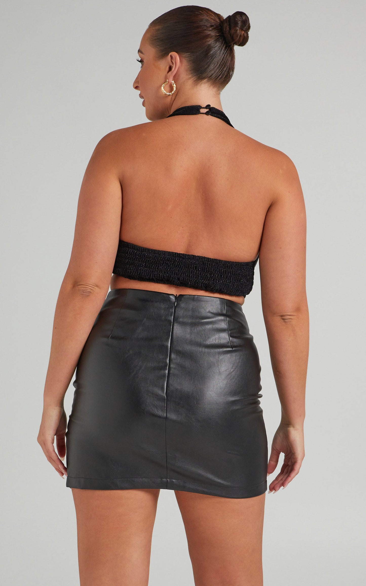 Annelyse Bodysuit - Plunge Bodysuit in Black