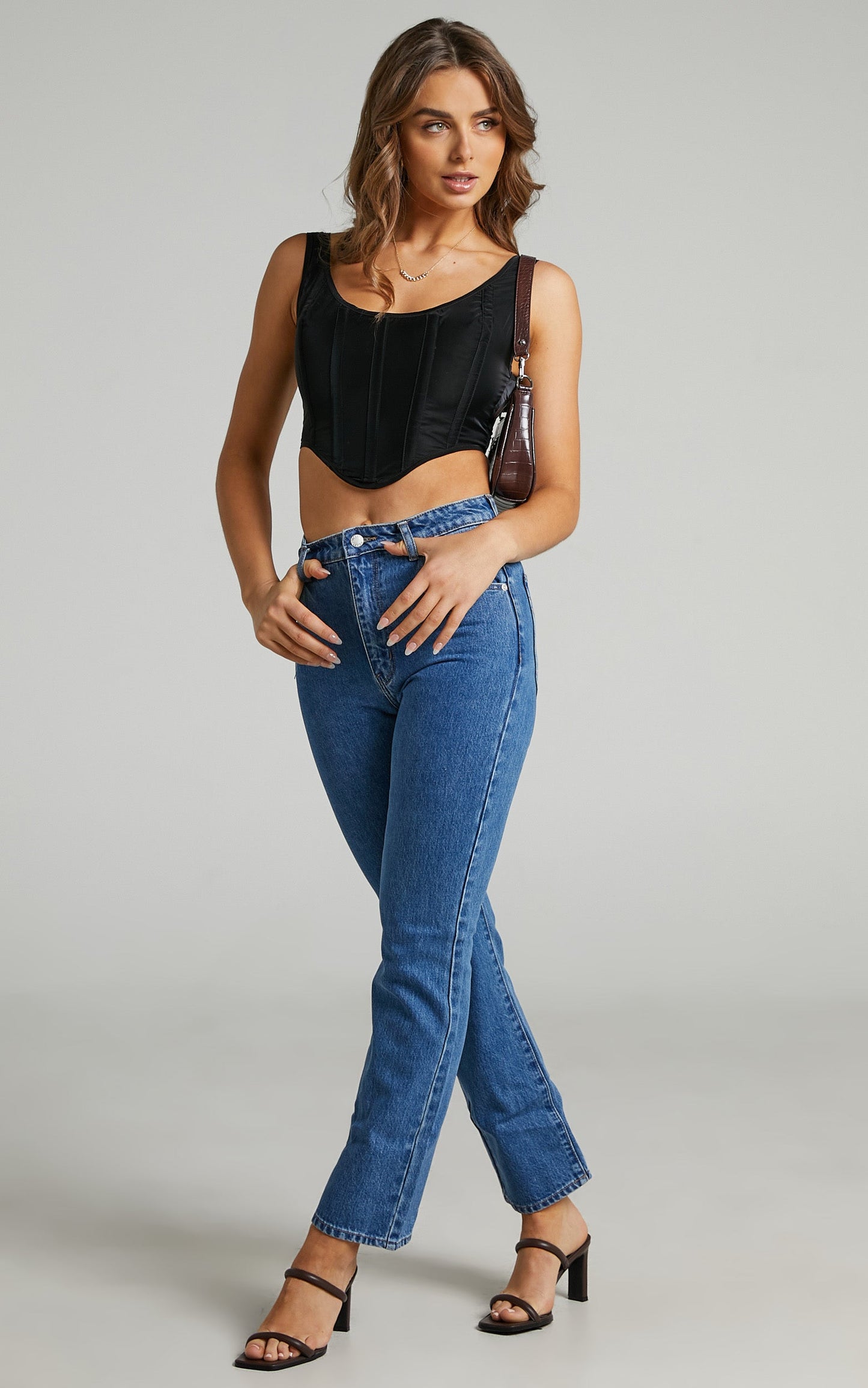 Rolla's x Sofia Richie - Original Straight Jean in ASHLEY BLUE