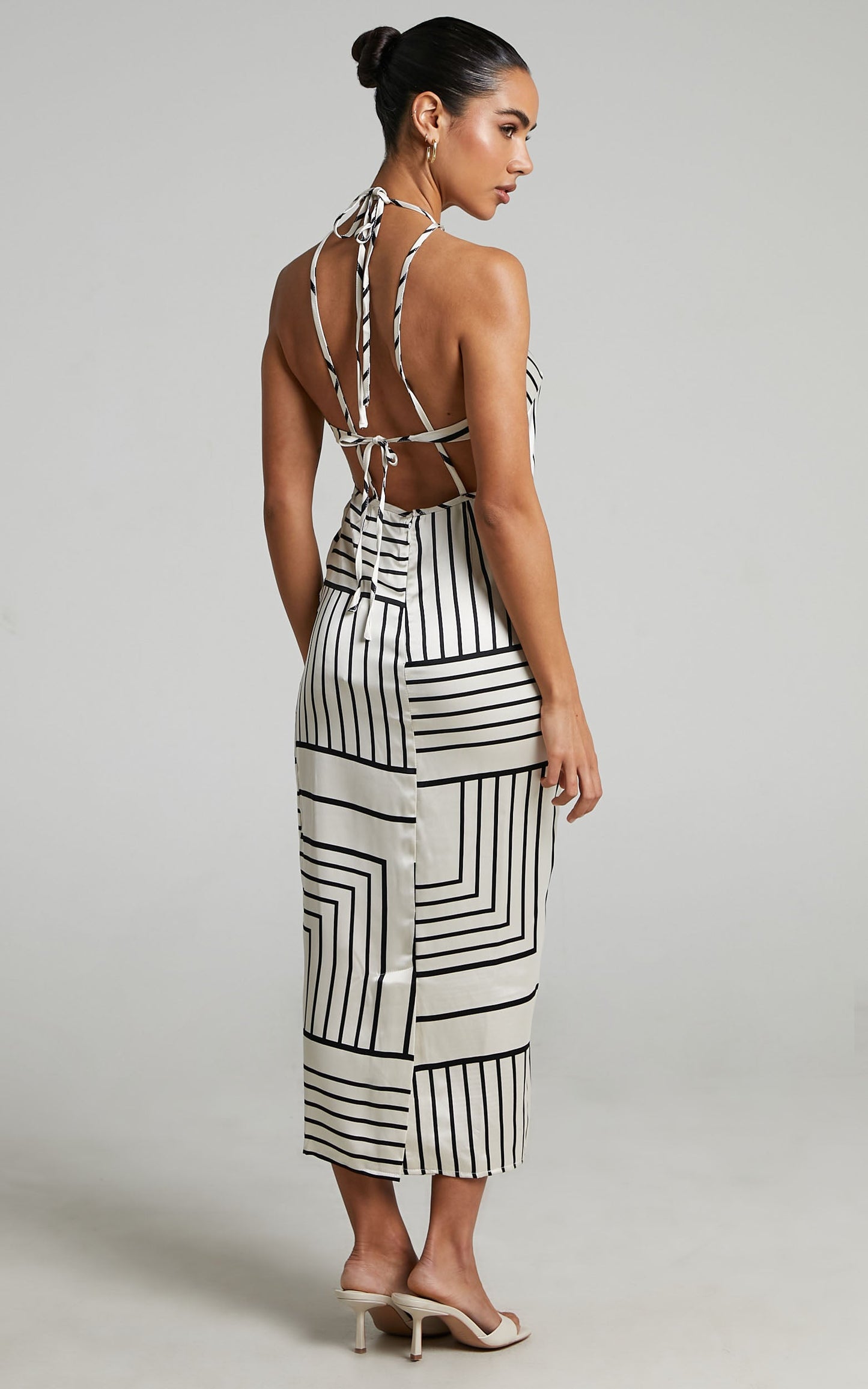 4th & Reckless - Jeanne Dress in abstract satin