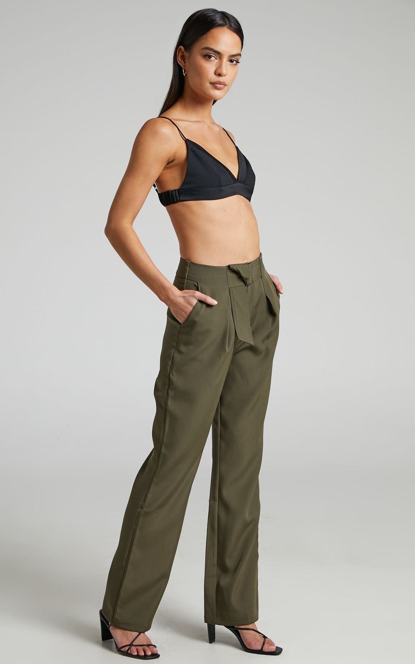 4th & Reckless - Signe Trouser in Khaki