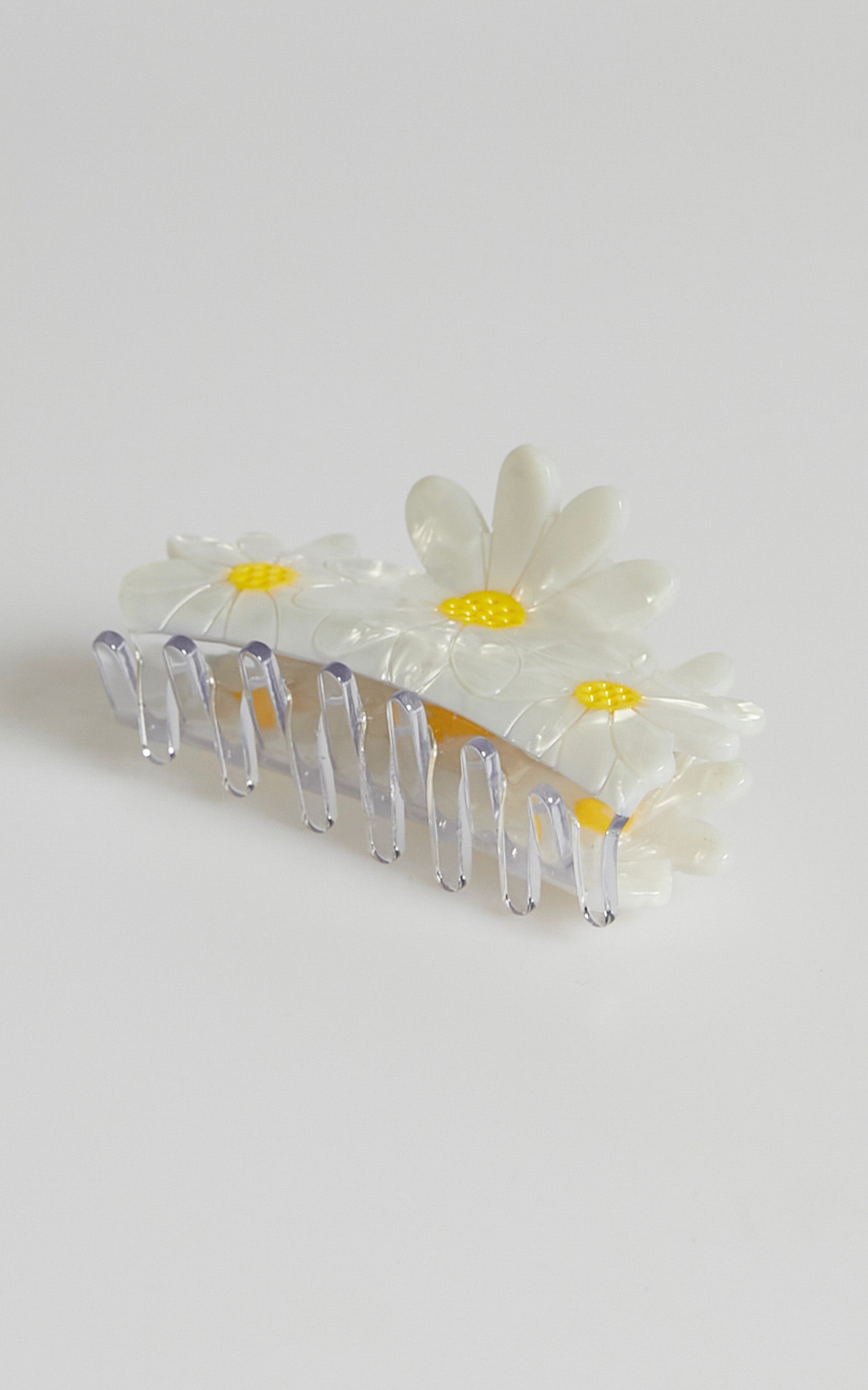 Dolorita Hair Clip in White