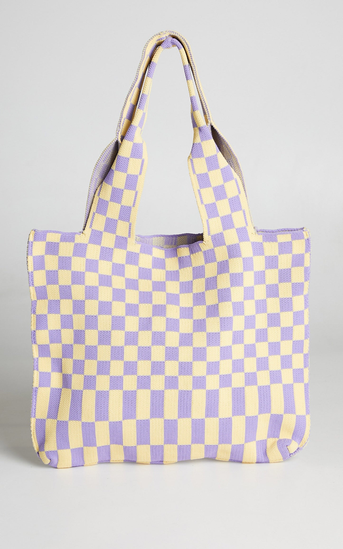 Jenni Tote Bag in Lilac/Beige