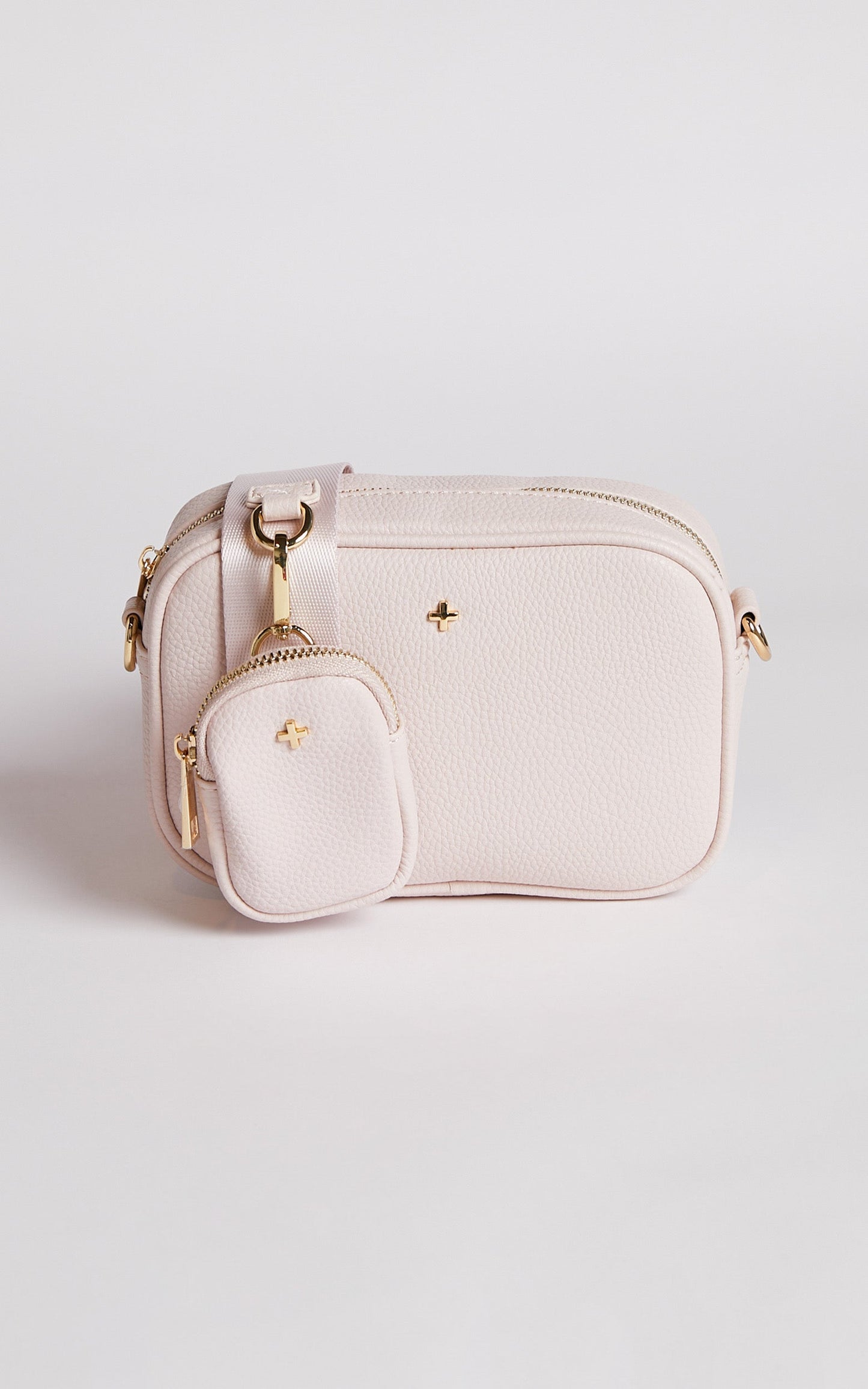 Peta and Jain - Justice Bag in Nude Pebble / Gold