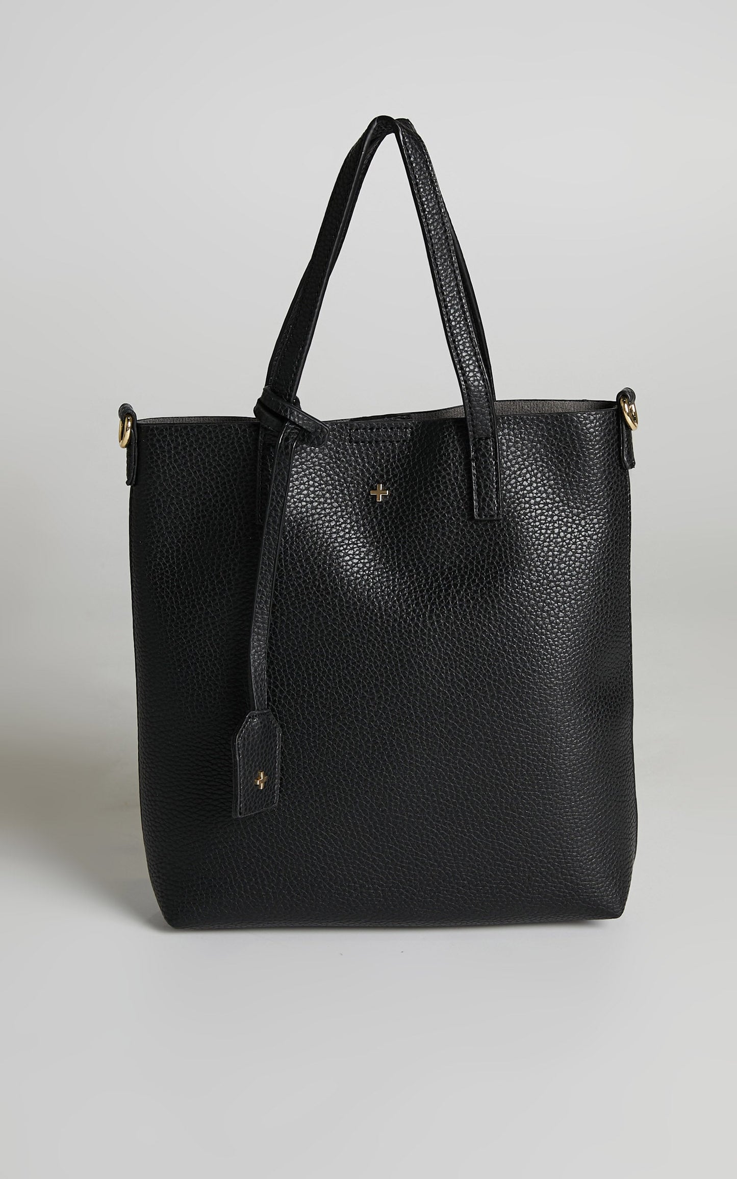 Peta and Jain - Sage Bag in Black Pebble