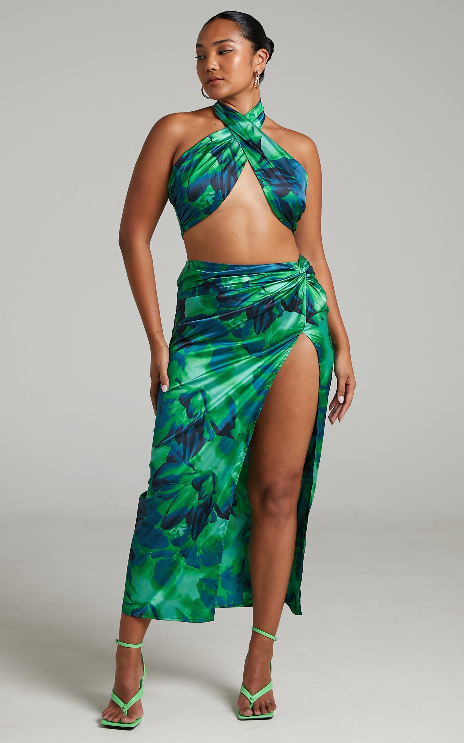 RUNAWAY THE LABEL - SCARLETT TOP in Green