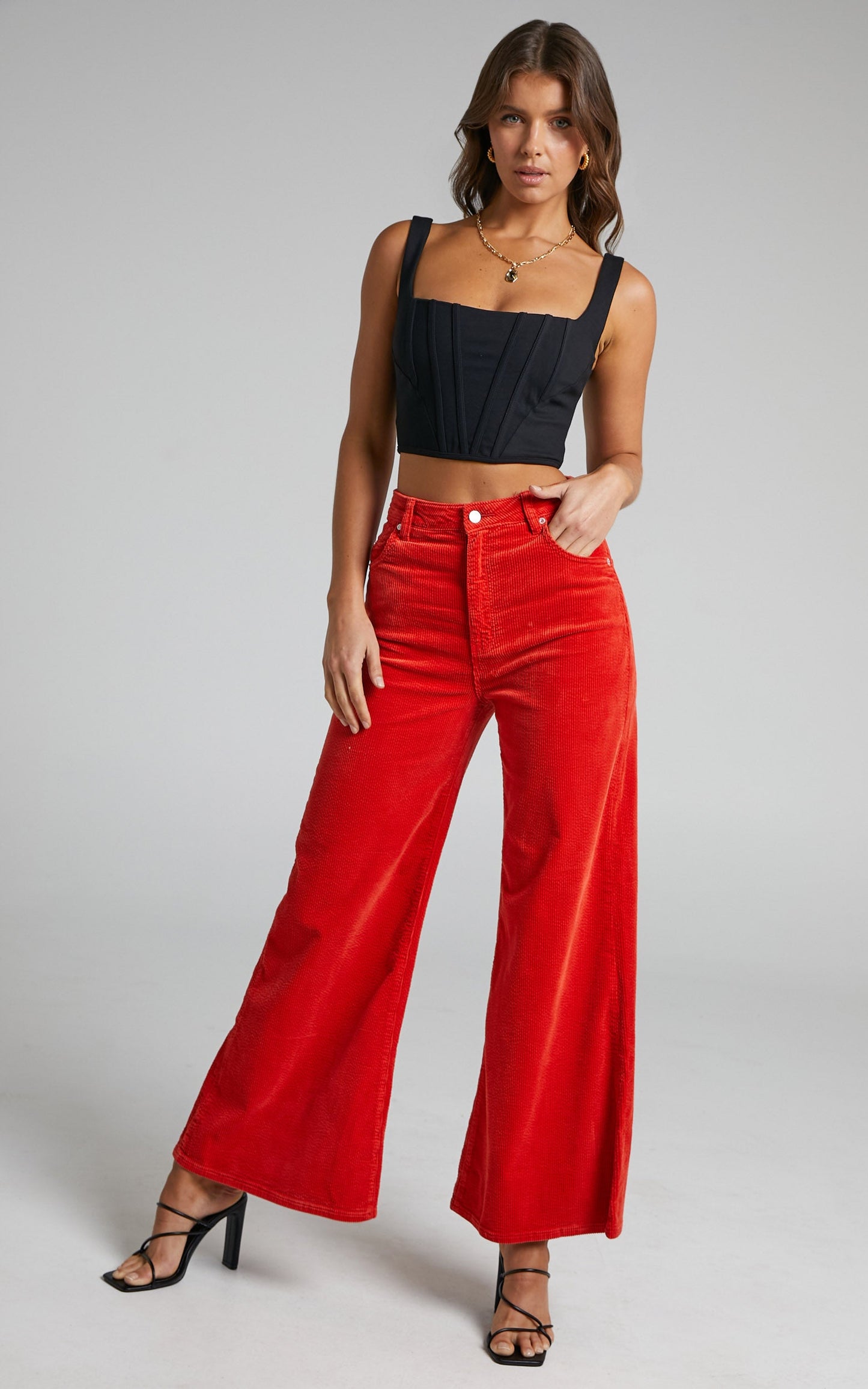 Rolla's - ELLE SUPER FLARE in Pomegranate
