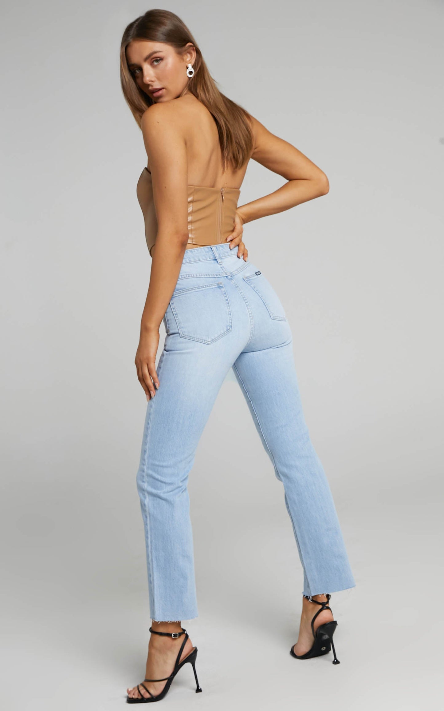 Rolla's x Sofia Richie - Original Straight Jeans in Comfort Sky