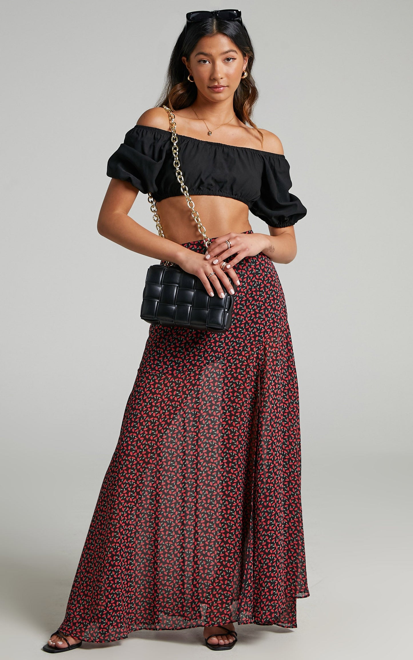 SEVEN WONDERS - HARTLEY MAXI SKIRT in Black