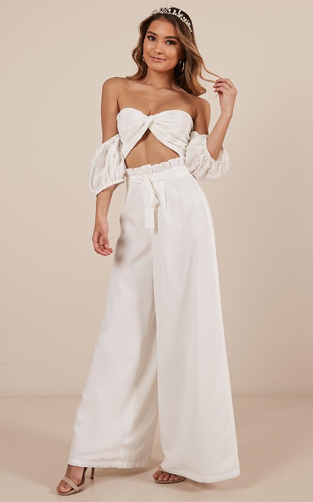Real Feels Pants In White
