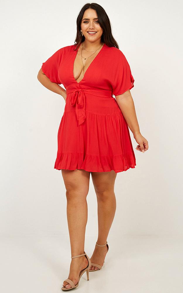 Little Girl Dress In Red