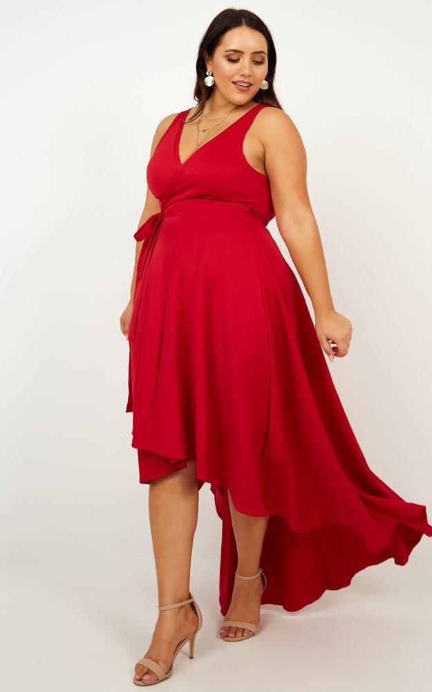 Magic Dancer Dress In Red