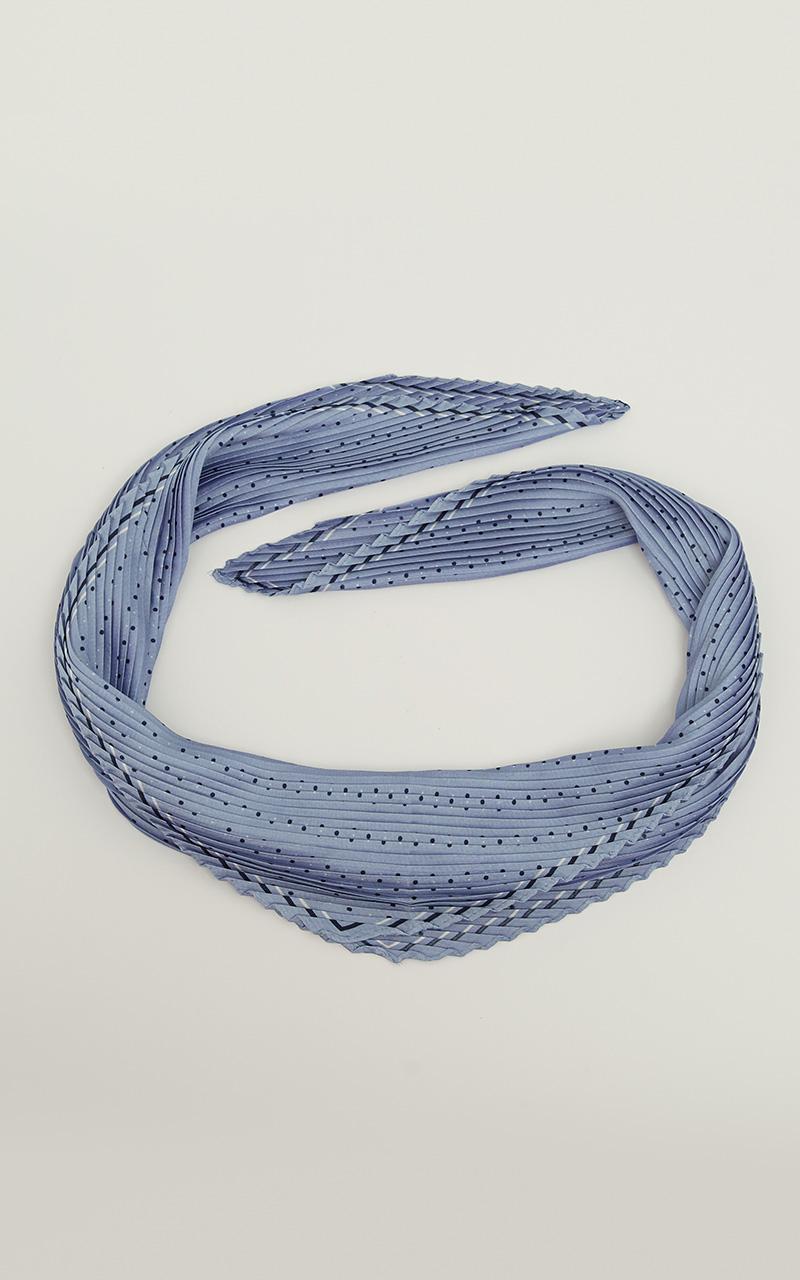 Same Team Neck Scarf In Blue Spot