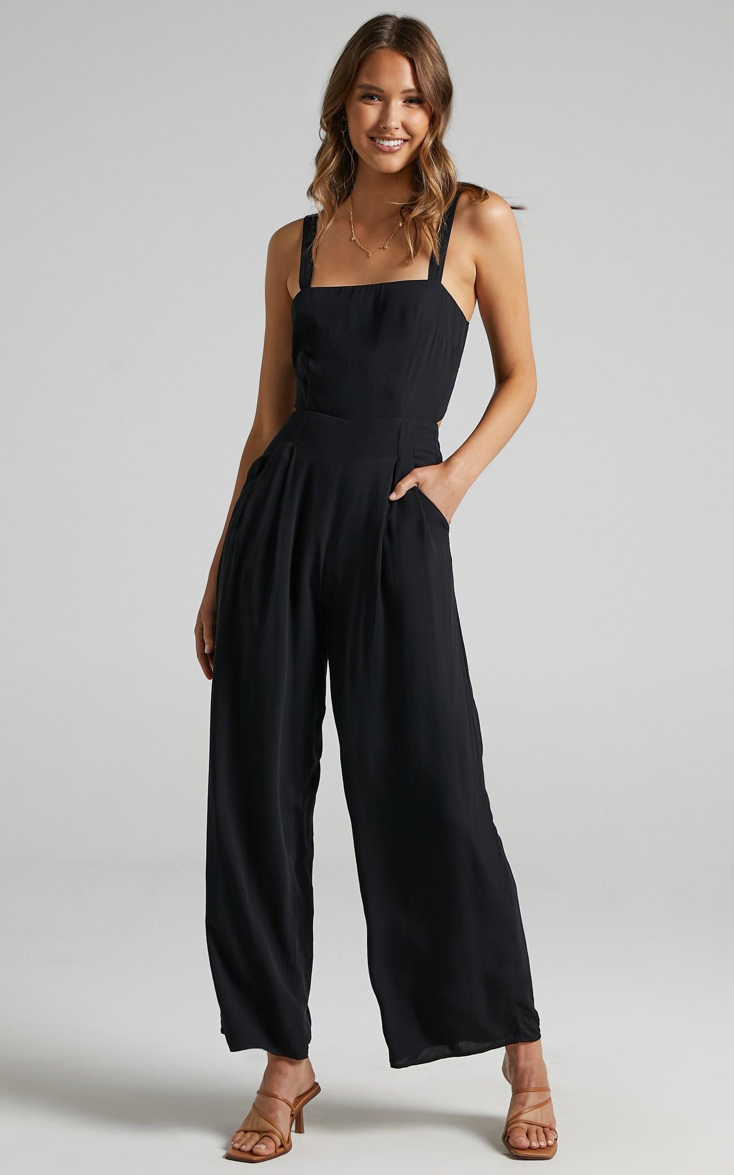 Island Living Jumpsuit in Black