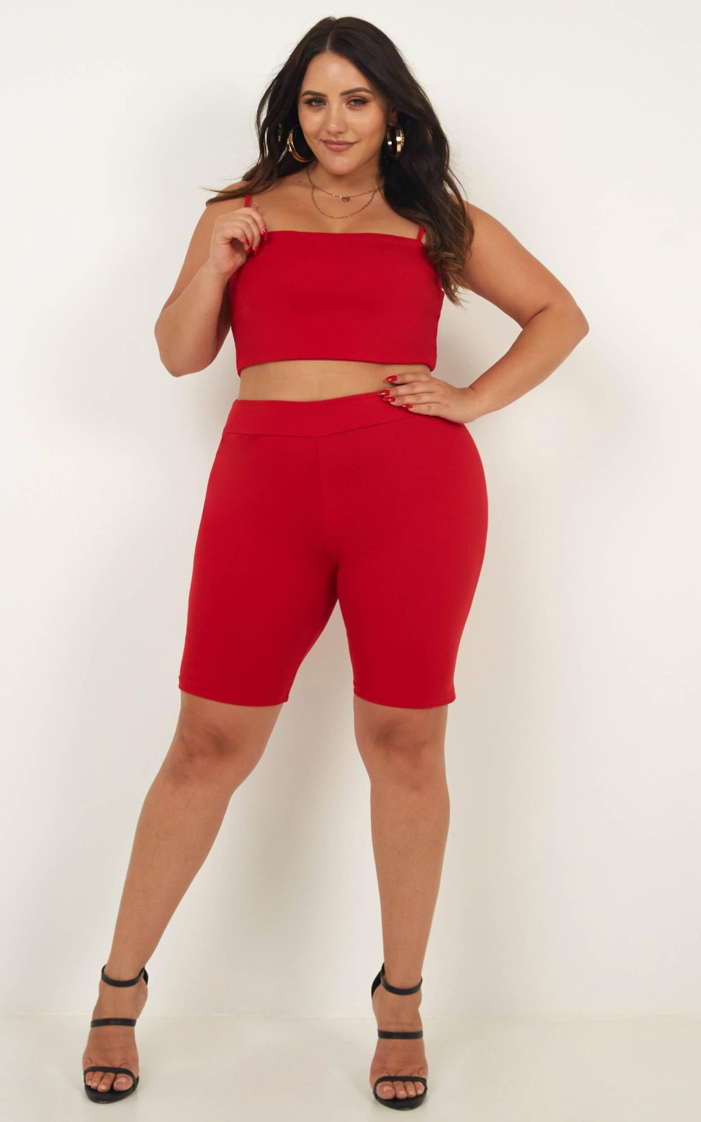 Making Moves Crop Top In Red