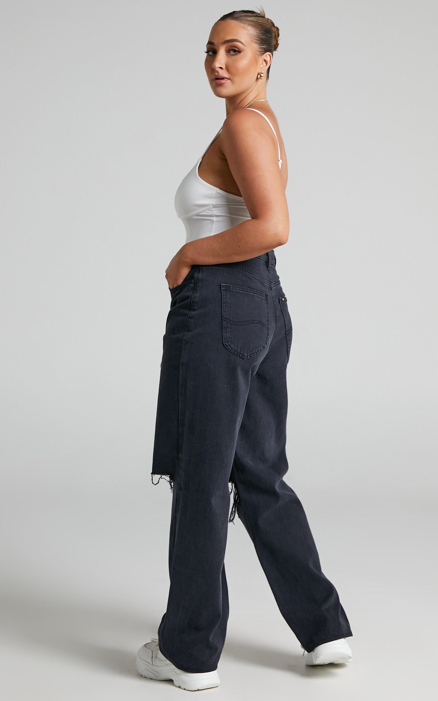 Lee - HIGH BAGGY in Exalt Black