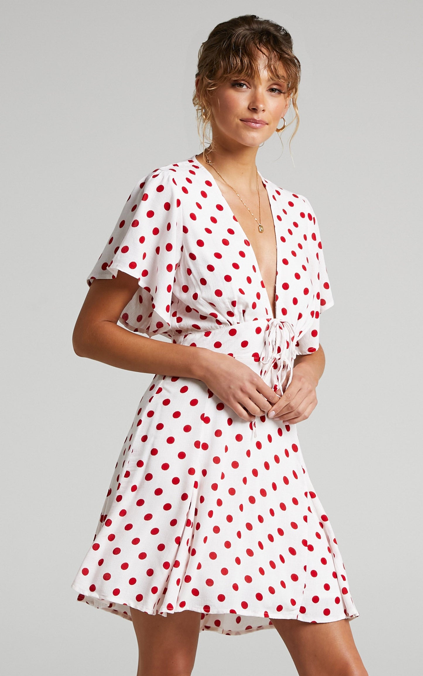 Rue Stiic - Leslie Mini Dress in Elle Polka Dot