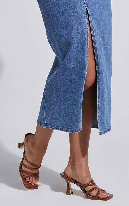 Billini - Brexton Heels in Dark Tan Croc