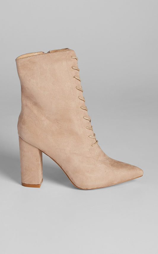 Verali - Danielle Boots in Blush Micro